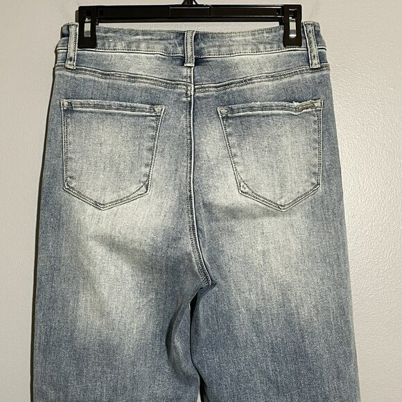 Insane Gene Mom Jeans Women Size 7 W27 High Rise Retro Relaxed Distressed Wide - Picture 4 of 10